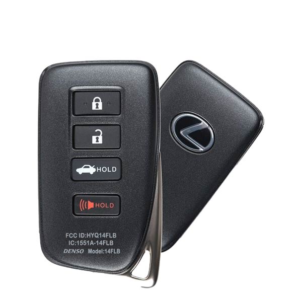 2021-2024 Lexus IS300 / IS350 / RC300 / RC350 / RCF / 4-Button Smart Key / PN: 89904-53E70 / HYQ14FLB / Board 3950 / OEM REFURB 2021-2024 Lexus IS300 / IS350 / RC300 / RC350 / RCF / 4-Button Smart Key / PN: 89904-53E70 / HYQ14FLB / Board 3950 / OEM REFURB